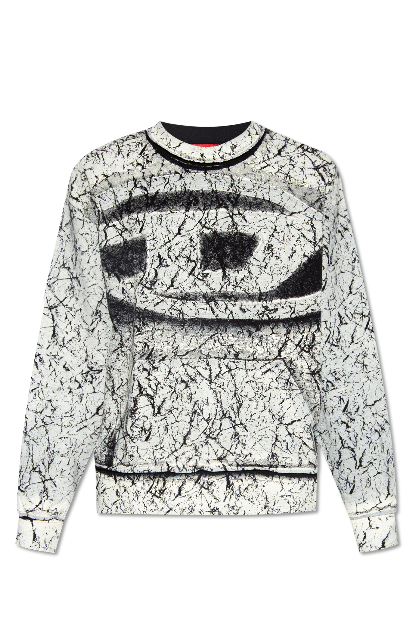 ★DIESEL★ S Makova Sweatshirt Black Gray A117620ALAQ9XXA A1 Multicolour 'S-MACOVAL' sweatshirt Diesel - Vitkac GB